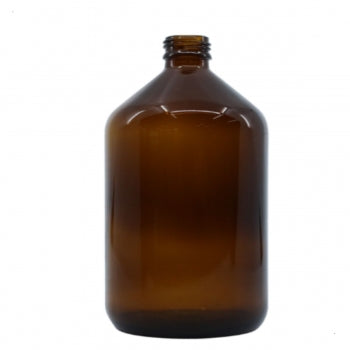Frasco De Vidro Ambar Sem Tampa 500 Ml R24 1397 2