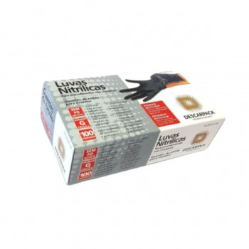 Luva Nitrilica Sem Po Preto Descarpack G 1231 1