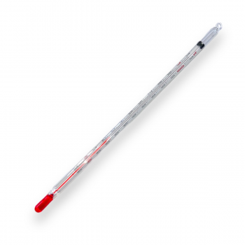 Termometro Escala Interna 10 110 1 °C Enchimento Liquido Vermelho Hg 1511 1