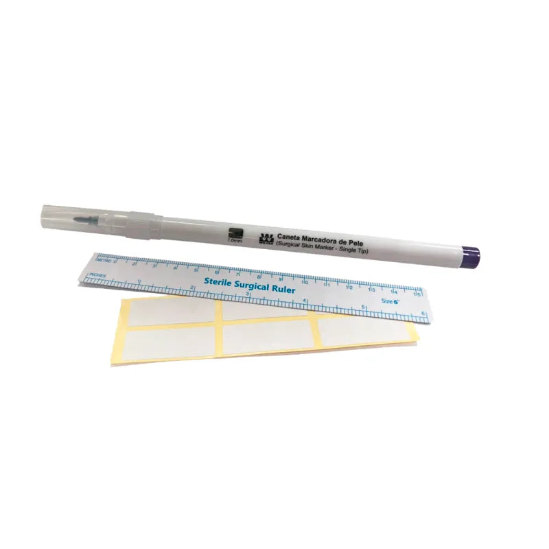Caneta Marcadora de Pele Ponta 1.0mm Estéril Wiltex