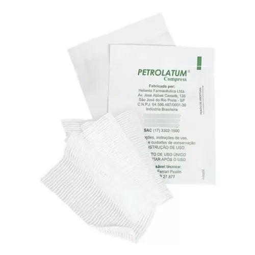 Compressa com Emulsão Petrolatum Helianto 7,5 X 7,5cm Unidade