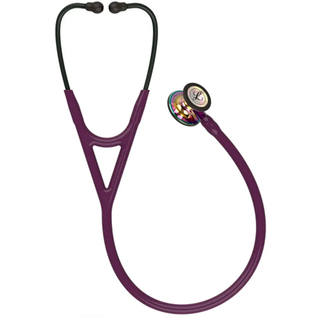 estetoscópio littmann cardiology iv 6239 roxo rainbow 3m