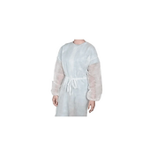 AVENTAL DESC. M. LONGA BRANCO 30g C/10 DESCARTEE
